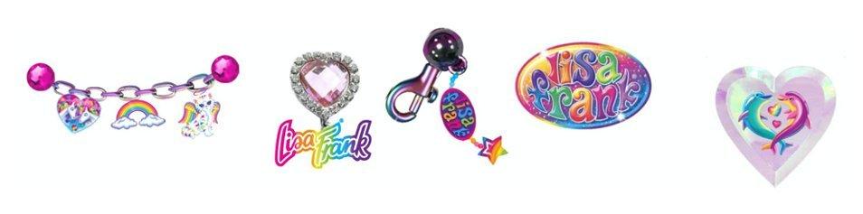 Crocs Elevated Lisa Frank Jibbitz Charms - 5PK - AS SHOWN